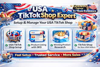create and manage your USA tiktok shop, product listing for non sellers