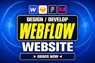 design webflow website figma to webflow responsive webflow landing page expert