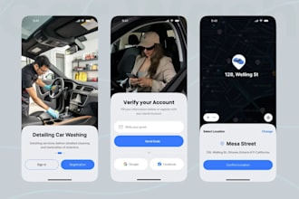 build ai on demand car wash app, auto service app, car repair for businesses