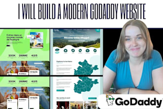 godaddy website design, godaddy website redesign, develop godaddy website