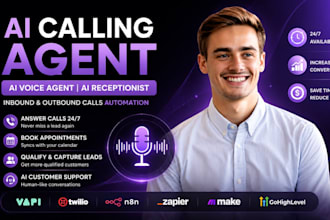 ai calling agent ai voice agent ai virtual assistant for inbound, outbound calls