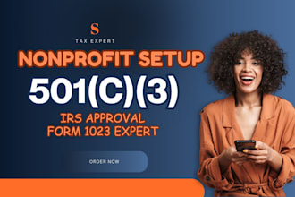 prepare 501c3 nonprofit tax exempt application form 1023 for irs approval