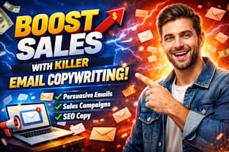 write persuasive sales page copy and email sequences that convert