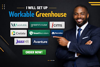 setup workable greenhouse icims crelate smartrecruiters recruitee jazzhr avature