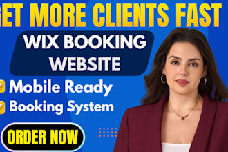 design wix coaching website with booking and lead generation