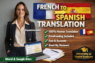 translate french to spanish translation