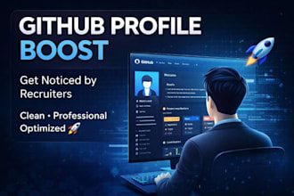 improve github profile, developer portfolio, readme and repository visibility