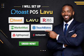 setup toast pos lavu restaurant365 marketman touchbistro lightspeed restaurant