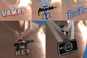 create fully iced, optimise and game ready fivem chain