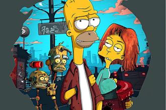 draw you futurama style