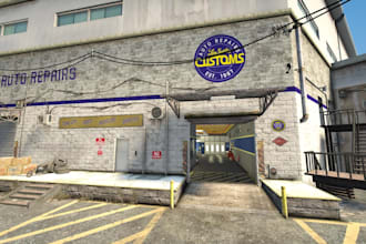 fivem mlo, mlo interior, glowing 3d logo, retexture, custom props