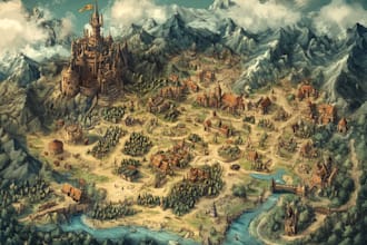 do fantasy maps and city maps