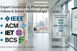 get acm aaai iet bcs ieee senior or fellow membership for eb1 o1 niw visa