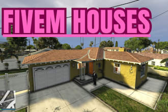 design unique mlo interiors, maps, and props tailored for fivem