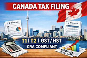 file canada tax return t1 t2 gst hst and cra compliant corporate tax
