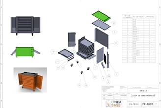 create professional 3d cad models in solidworks with technical drawings for manu