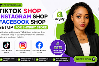 do tiktok shop setup instagram and facebook shop setup for shopify store