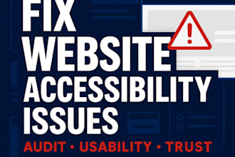 audit and improve your website accessibility and usability