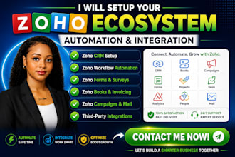 be your zoho expert CRM setup campaign zoho creator zoho lang page,zoho commerce