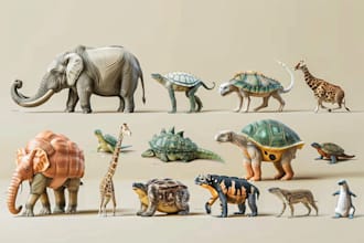 draw animals in scientific illustration digitally
