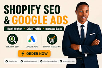 do shopify SEO shopify marketing and google ads
