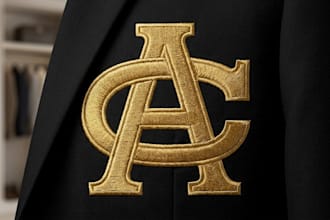 convert logo to embroidery digitizing in dst pes exp formats