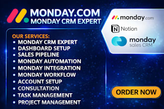 build monday workflow automation task automation monday workflow setup