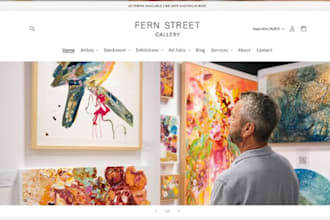build squarespace art dealer website gallery sales artwork portfolio website