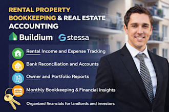 do rental property bookkeeping and real estate accounting in buildium and stessa
