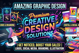 provide creative graphic design and brand identity