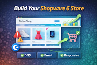 design and build a professional shopware 6 store