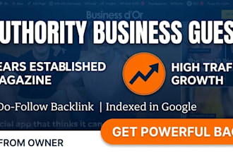 publish a high authority guest post on my business news site