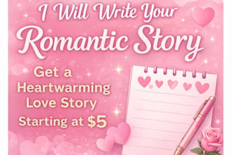 write a captivating romantic story or script