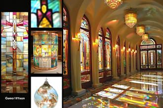 create any custom stained glass design