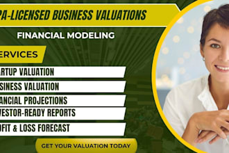 do business valuation and financial analysis your company
