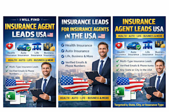 targeted insurance leads, clients in the USA for agents and brokers