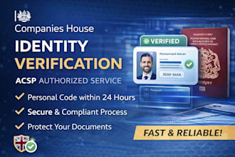 verify UK companies house identity as a certified acsp provider