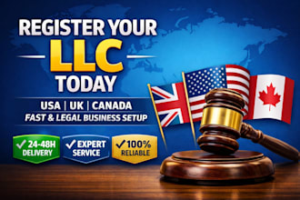 do llc registration, company formation in UK, USA and canada