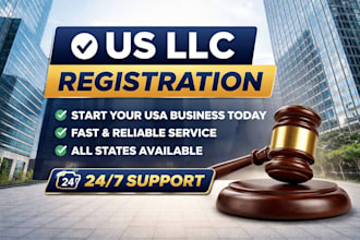 do US llc registration and company formation in all states