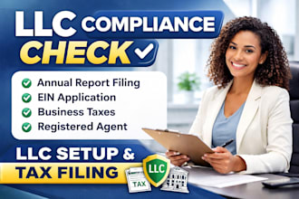 register your US or UK llc, get ein, and handle tax filing