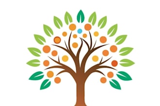 design festival trees logo