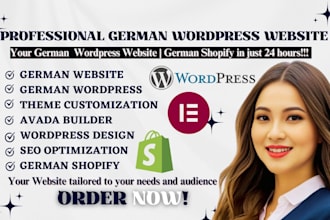 create german worpress german shopify website redesign ecommerce dropshipping
