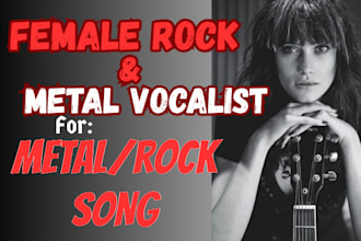 be female pop singer edm singer female rock singer metal vocals female vocalist