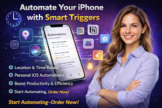 create apple shortcut personal automation location and time triggers on ios