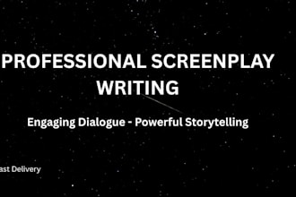 write a short film script with strong dialogue and structure