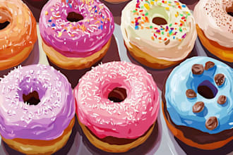 design food pop art of your food pop art