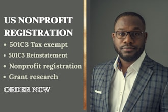setup your 501c3, 501c6, 501c4 or 501c7 nonprofit reinstate revoked 501c3