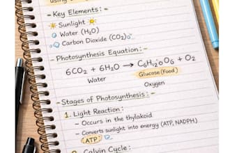 create neat handwritten notes for students
