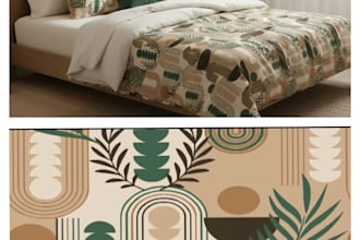 design professional textile patterns for cushions and home decor