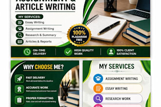 do your assignments and typing work professionally